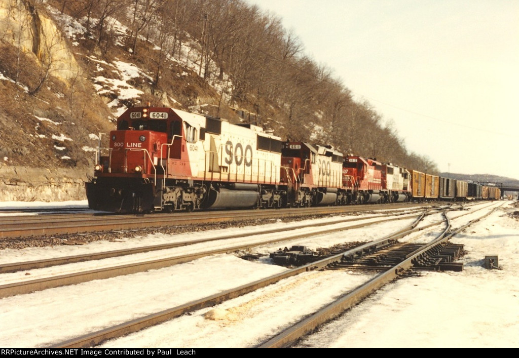 Westbound manifest comes out of the yard